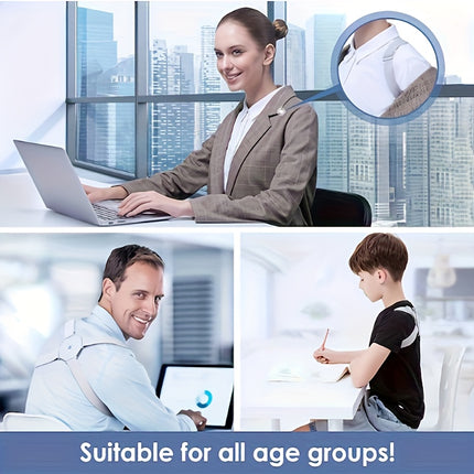 Smart Posture Corrector with Vibration Reminder - Adjustable Support