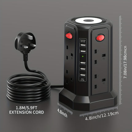 Extension Tower with USB & Light