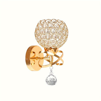 Modern Crystal Wall Sconce – Elegant Lighting for Any Room