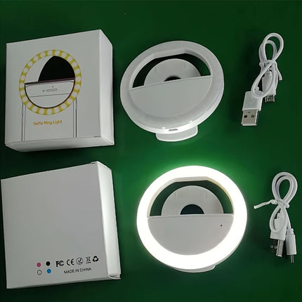 LED Selfie Ring Light – Perfect for Photos & Makeup!