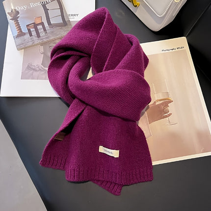 Luxurious 100% Pure Wool Knit Scarf