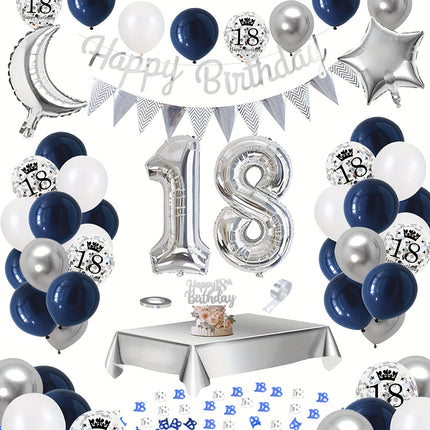 18th Birthday Balloon Decorations For Boys & Girls