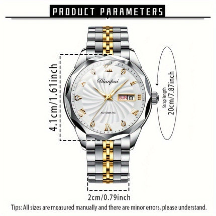 Elegant Golden Automatic Watch