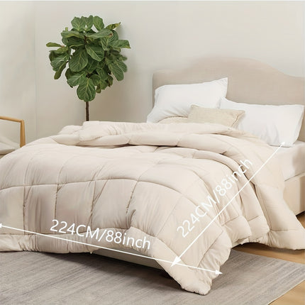 All-Season Soft & Cozy Quilted Comforter Insert