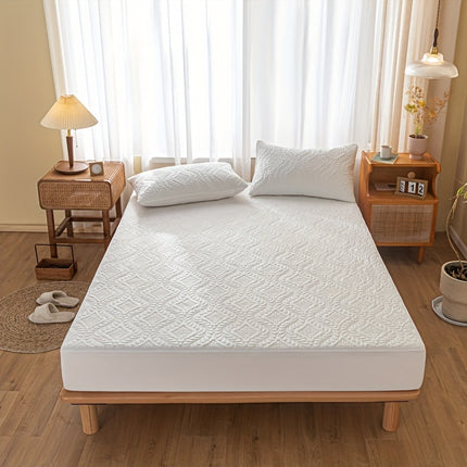 3pcs Waterproof Solid Fitted Sheet Set - 360° Coverage