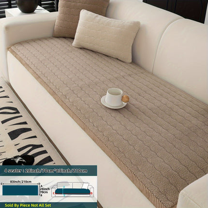 Bohemian Chic Plush Sofa Cover – Cozy, Stylish Protection