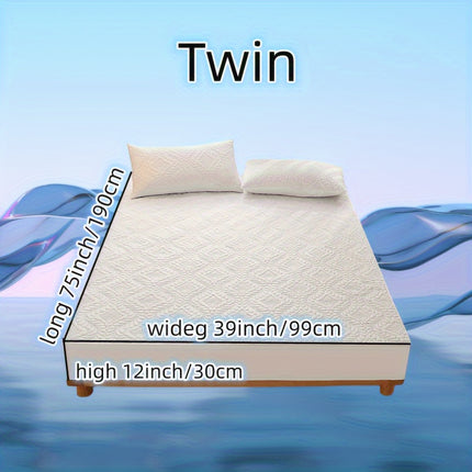 3pcs Waterproof Solid Fitted Sheet Set - 360° Coverage