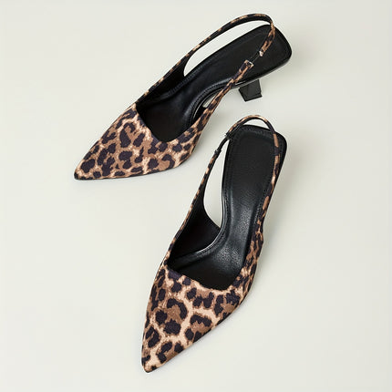 Leopard Print Stiletto Heels