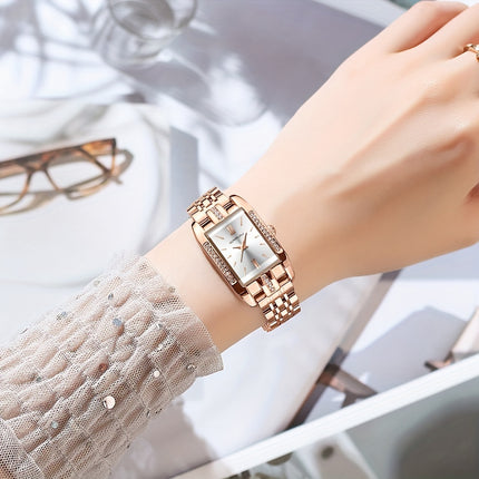 CRRJU Women's Square Quartz Watch