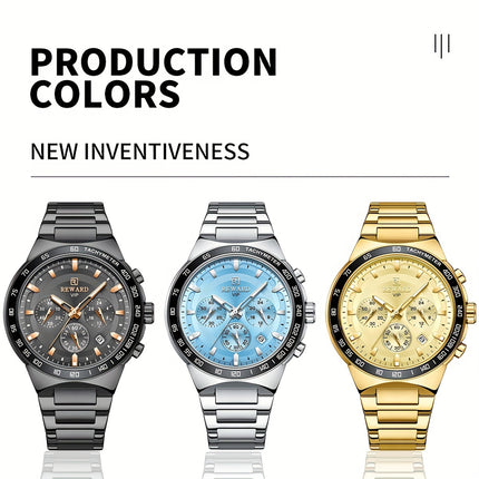 Black Sport Chronograph Quartz Watch