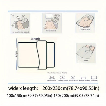 Lightweight Summer Cool Quilt - Soft & Breathable Bedding