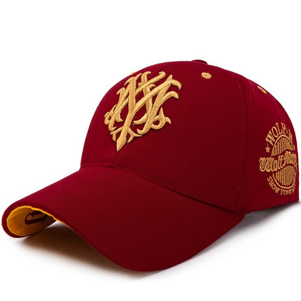 Embroidered Sunshade Baseball Cap