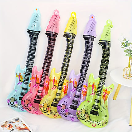 6pcs/5pcs/Set New Rock-Style Expandable Guitar Balloons