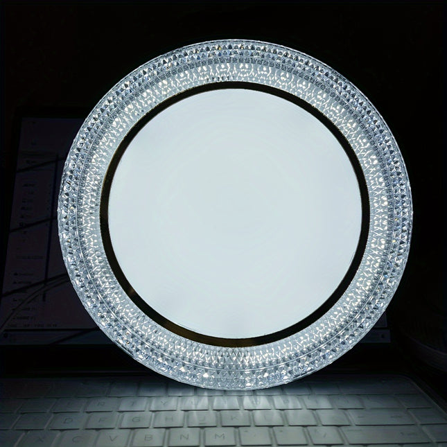 Crystal Diamond Recessed LED Ceiling Light - 18W, 6000K