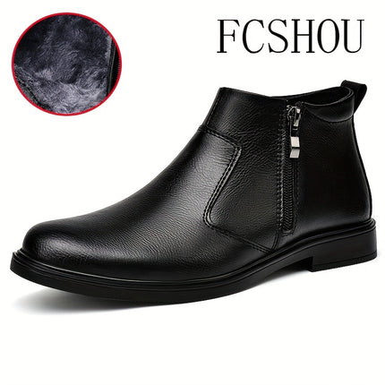 FCSHOU Men's High-Top Chelsea Boots