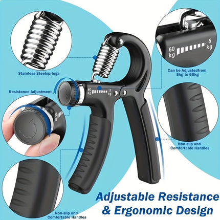 Adjustable Grip Strengthener – Build Forearm Power Anywhere