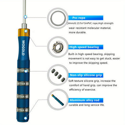 Adjustable Speed Jump Rope for Fitness & Exercise