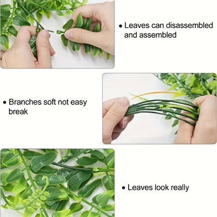 Simulated Green Grass Wall Hanging Set
