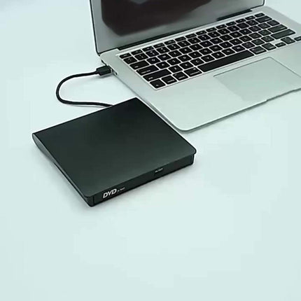 8-in-1 Portable External CD/DVD Drive for Laptops