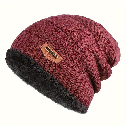 Plus Velvet Men's Beanie Hat