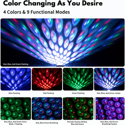 Car Atmosphere LED Lamp – Sound-Controlled Color Night Light