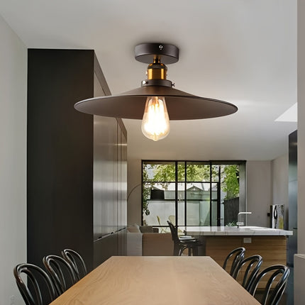 Modern Industrial Loft Ceiling Light – Retro Metal Fixture