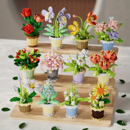 Eternal Flower Puzzle Building Blocks – Creative Assembly Set