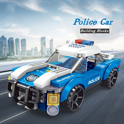 92+PCS Police Car Building Block Set