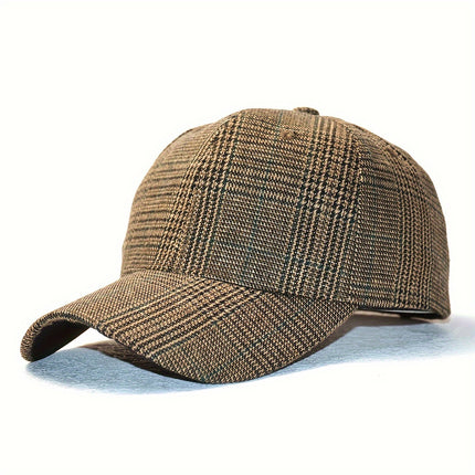 Classic Houndstooth Baseball Cap