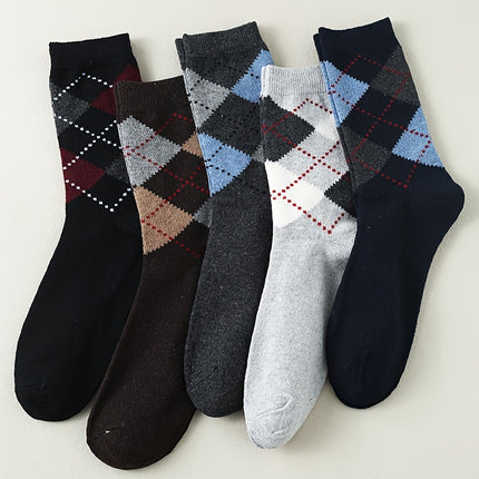 Men's Plaid Thermal Crew Socks