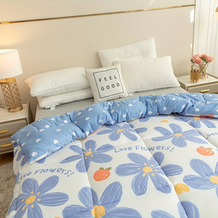 All-Season Floral Comforter - Soft & Hypoallergenic