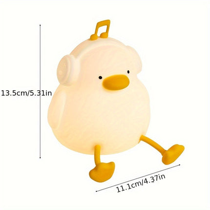 Adorable Duck Night Light – Glow & Melody Magi - Monti Bargains