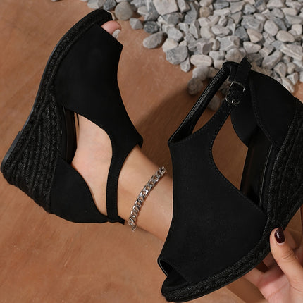 Elegant Peep Toe High Heels