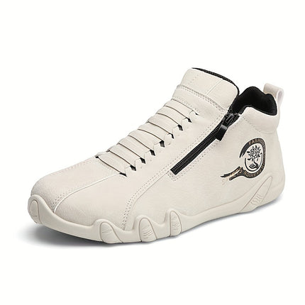 Men’s High-Top Sneakers with Zipper
