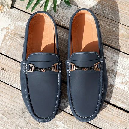 Men's Dark Blue Casual Loafers
