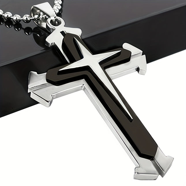Men's Multi-layer Cross Necklace