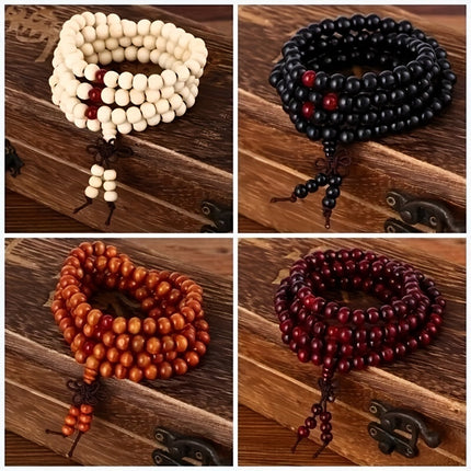 Men's 108 Beads Sandalwood Prayer Bracelet