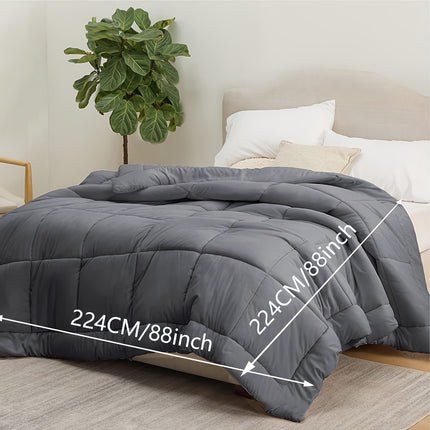 All-Season Soft & Cozy Quilted Comforter Insert