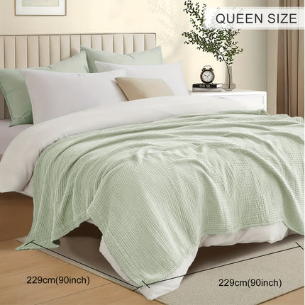 Luxurious 100% Muslin Reversible Comforter – All-Season Quilt