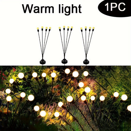 Solar Firefly Lights - Enchanting Glow for Gardens