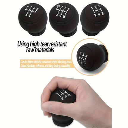 Premium Silicone Gear Shift Knob Cover - Anti-Slip & Dustproof