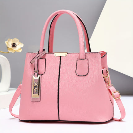Large Gray PU Tote Bag
