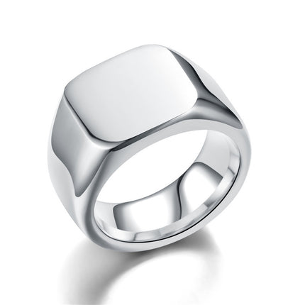 Retro Titanium Steel Cross-border Men's Ring