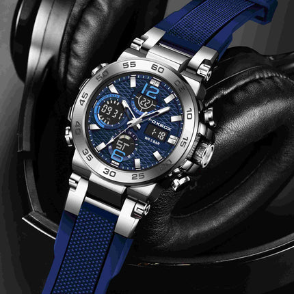 Rugged Dual Display Sports Watch