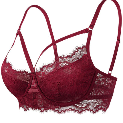 Eyelash Lace Underwire Bra