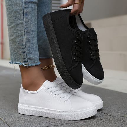 Classic Canvas Lace-Up Sneakers