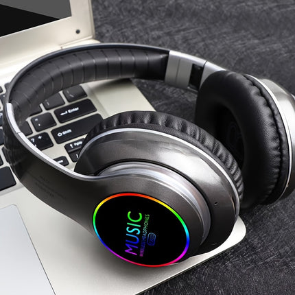 Upgraded Wireless Headphones – Deep Bass, Foldable, Built-In Mic