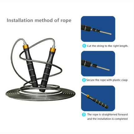 Adjustable Speed Jump Rope for Fitness & Exercise