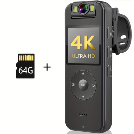 2025 Upgraded 64GB 4K WiFi Mini Camera