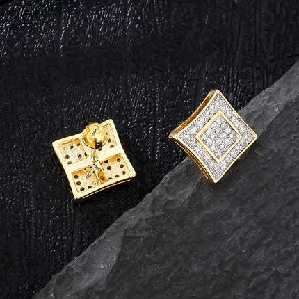 KRKC&CO Luxury Hip Hop Stud Earrings